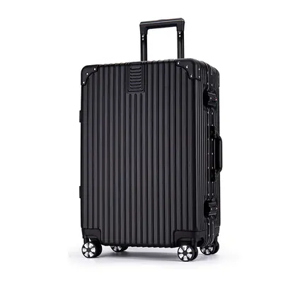 Aluminum Frame Cabin Suitcase, 20/24/26/29 Inch, Combination Lock, Universal Wheels