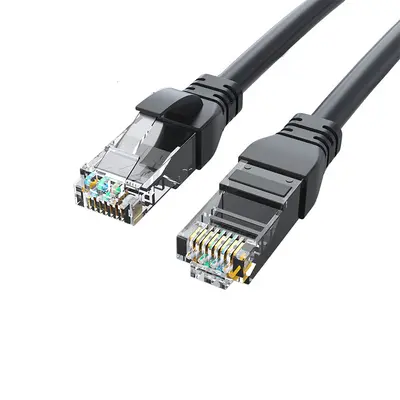 Cat6 Network Cable 1 m, Pre-Made Gigabit Patch Cable for Router and Computer - 8