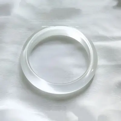 Douyin canlı yayın premium kedi göz taşı bilezik beyaz ay ışığı buz mavisi şampanya lotus kök tozu bilezik cam bilezik takı