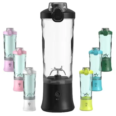 Tragbarer Entsaftungsbecher, 600ml, 2-in-1
