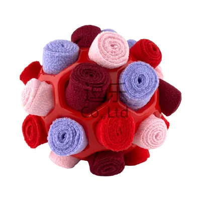 Pet Sniffing Toy Ball, Multifunctional Eco-Friendly Rubber Ball, Bite-Resistant - 12