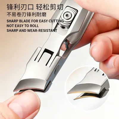Ingrown toenail clipper set with curved cutting design