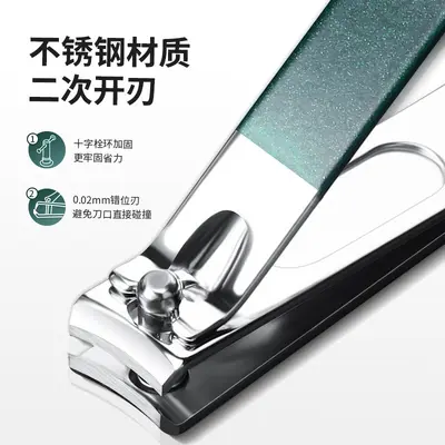 18-Piece Household Nail Scissors Set with Ear Pick and Pedicure Blade