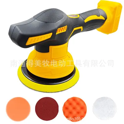 Akku-Poliermaschine 18/20V mit Lithium-Akku, kompatibel mit DeWalt und Makita