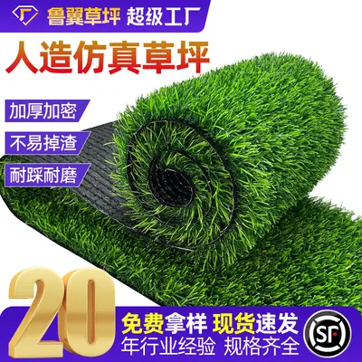 Outdoor Artificial Grass Turf Mat, Plastic Synthetic Lawn