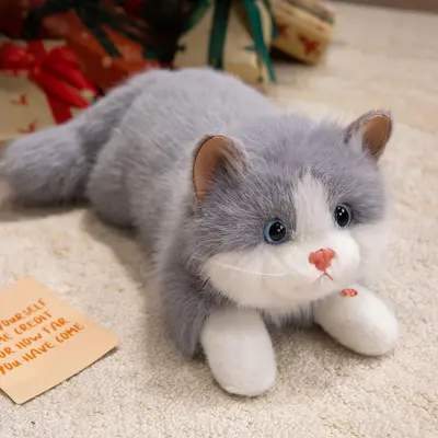 Simüle Ragdoll Kedi Peluş Oyuncak, 2026 - 11