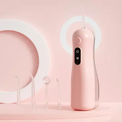 Portable USB Rechargeable Electric Water Flosser, Compact Oral Cleaner - 8