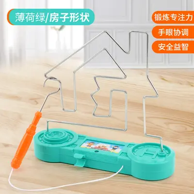Electric Shock Wire Maze Board Game for Children, Hand-Eye Coordination - 11