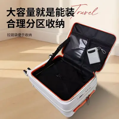Front-opening luggage suitcase deep cargo trolley case travel password box 14/16 inch foreign trade set can board budget airline