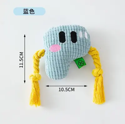 Игрушка для собак Whack-a-Mole Hammer Toy Chew Squeaky Interactive Durable Chew Dog Toy Pet Plush Toy Wholesale - 12