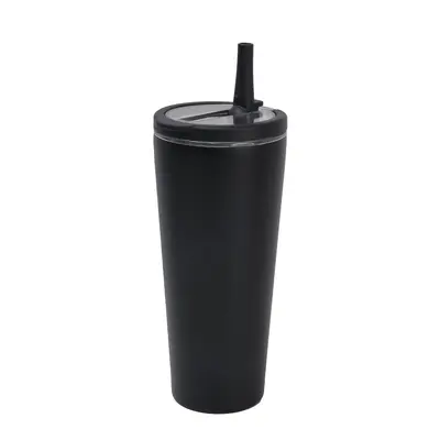 Isolierte Trinkflasche aus Edelstahl 304 mit Griff und doppeltem Trinkverschluss - 7
