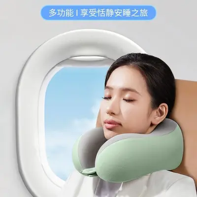 跨境u型枕旅行便携飞机护颈椎u形枕火车旅游脖颈枕头颈支撑睡觉枕