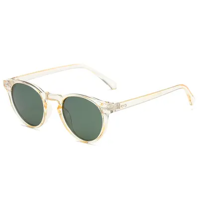 3331 Polarized Retro Round Frame Sunglasses for Men and Women, Anti-Blue Light - 6
