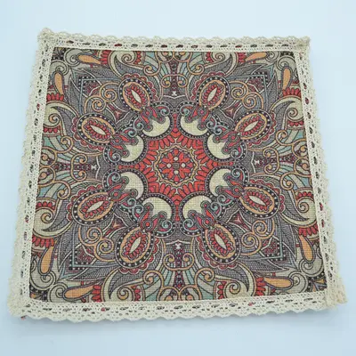 Rongchu Bardak Altlığı, Çift Katmanlı Yalıtımlı Keten Görünümlü Isı Yalıtım Pedi