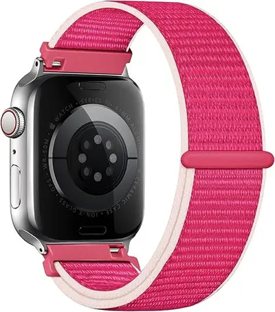 Нейлоновый ремешок-петля для Apple s11, Apple iWatch 45 6 7 8 9 10 Ultra 2 Липучка Ремешок для часов Спортивный - 10