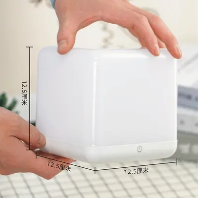 LED Touch Bedside Night Light, Dimmable, Soft Light, Eye-Friendly