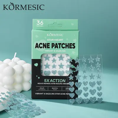 KORMESIC grüne Sterne-Pickelpflaster - 2