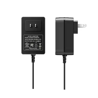 12v2a güç adaptörü 24W düzenlenmiş anahtarlama güç kaynağı Amerikan standardı UL tam sertifikalı gözetim kamerası şarj cihazı