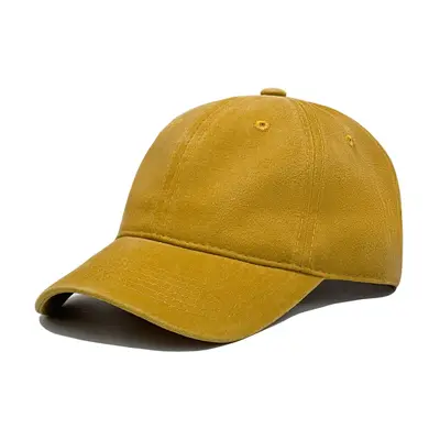 Vintage Baseballkappe aus reiner Baumwolle, gewaschen, weiches Oberteil, einfarbiger Sonnenschutz, Custom-Logo-Stickerei im Großhandel. - 7