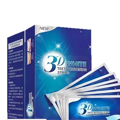 Portable 3D Teeth Whitening Strips 5D 9D, 14 Pairs (28 Strips) - 5