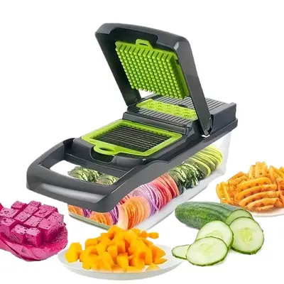 Kitchen vegetable chopper, potato shredder multitool - 6