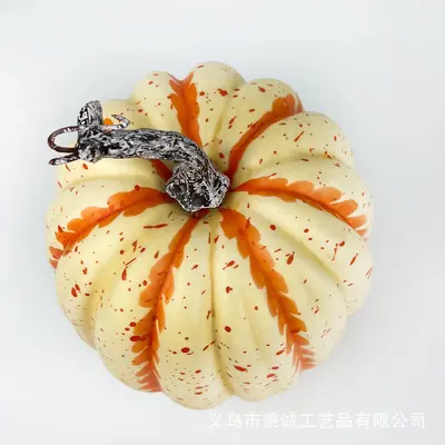 Simulated Decorative Pumpkin for Halloween Photography Scenes - 4