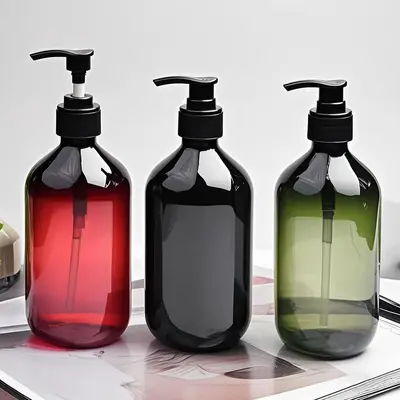 Sloped Shoulder Pet Lotion Bottle 300ml 500ml 750ml 1L