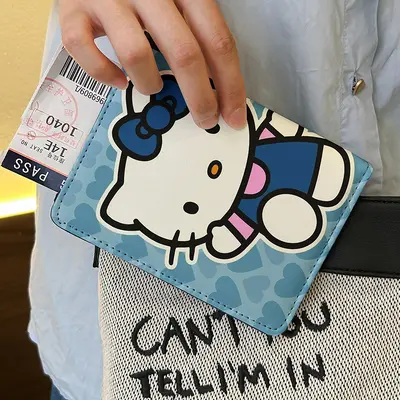 Sanrio Hello Kitty pasaport ve kart tutucu - 8