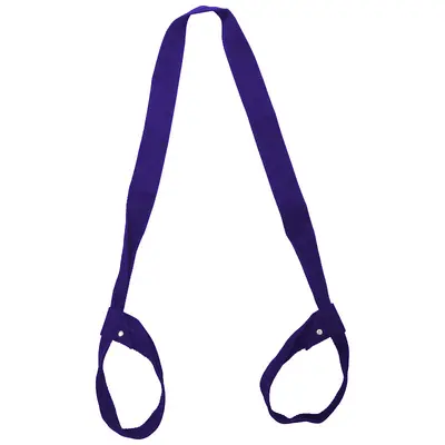 Two-Color Yoga Mat Strap, Multifunctional Adjustable Yoga Stretch Strap - 7