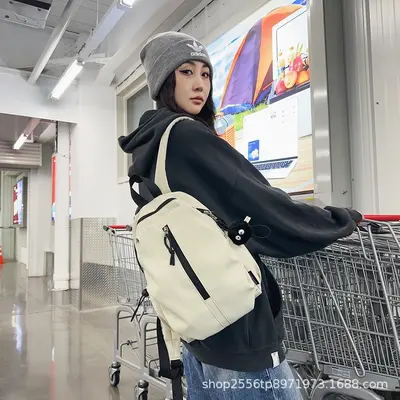 Neuer Frühlings-Rucksack für Mädchen, leicht und kompakt, Tagesrucksack für Shopping und Schule, für Jungen-Schüler, iPad-Tablet-Tasche, kleiner Rucksack - 7