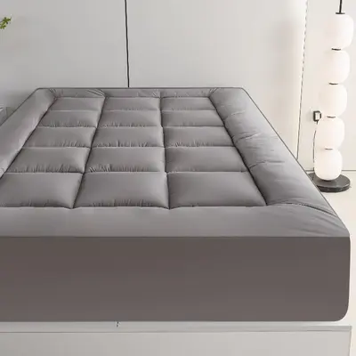 Thickened Soft Solid Color Mattress Pad for Dormitory and Bedroom