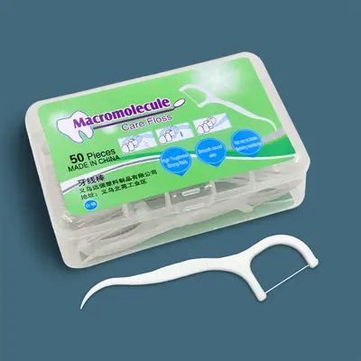 Family Pack Disposable Floss Picks with Box - 7