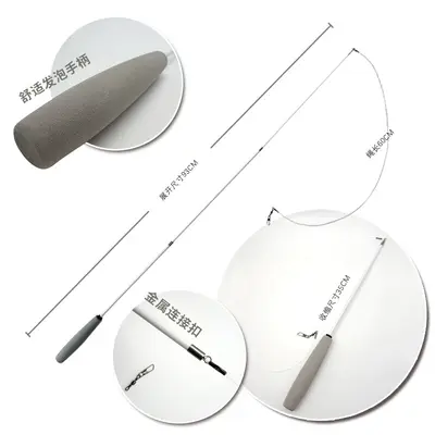 Cat Teaser Replacement Head, Butterfly Design with Bell, Interactive - 13