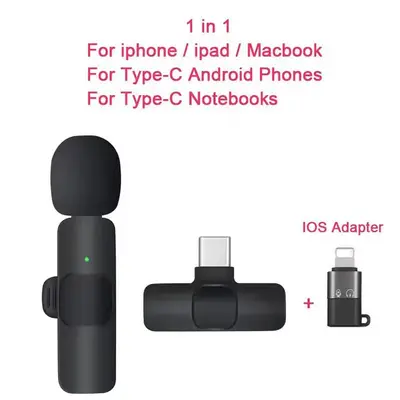 K1K9pro kablosuz yaka mikrofonu dış mekan cep telefonu canlı yayın mikrofonu mini gürültü azaltma yaka mikrofonu - 11
