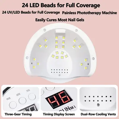 Nail UV LED Curing Lamp Fast Dry Oven Portable Nail Art Dryer Salon Home Manicure Kit Nail Lamp