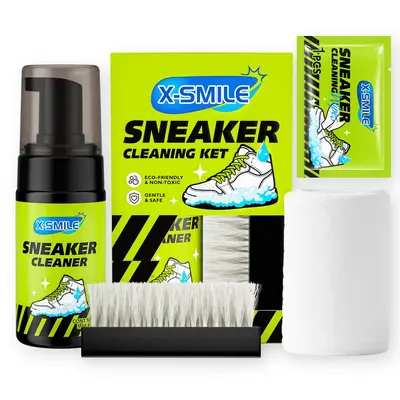 Biaoqi White Sneaker Cleaning Kit No-Wash Sneaker Dry Cleaning Spray Foam Mousse Shoe Cleaning Magic Tool - 13