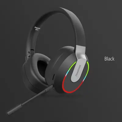 Grenzüberschreitender neuer kabelloses Spiele-Bluetooth-Kopfhörer, Bassstarke Over-Ear-Kopfhörer mit Mikrofon und niedriger Latenz R11 - 2
