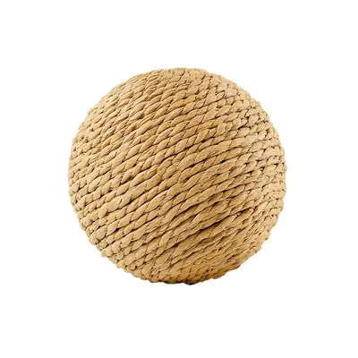 Oversized Sisal Cat Ball with Squeaker, Scratch and Chew Toy