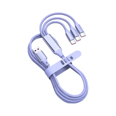 Datenkabel 1-auf-3 66W Schnellladung Großhandel kompatibel mit Apple Huawei Honor Dual Typec 3-in-1 Ladekabel