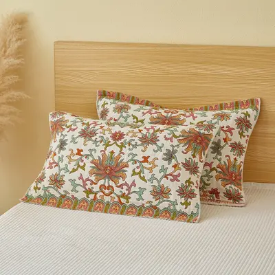 Thick Pure Cotton Gauze Pillow Towel, Protects Against Hair Oil - 11