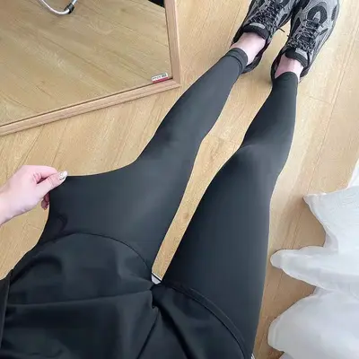 假两件跑步专业运动裤速干长裤女春季户外修身显瘦网红显瘦训练裤