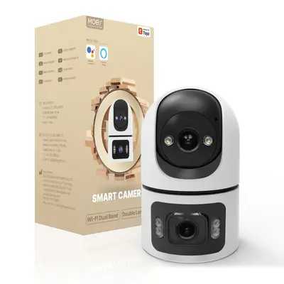 WiFi6 Tuya Smart-Kamera 4 Megapixel App-Fernsteuerung Dual-Objektiv Dome Indoor-Monitor - 7