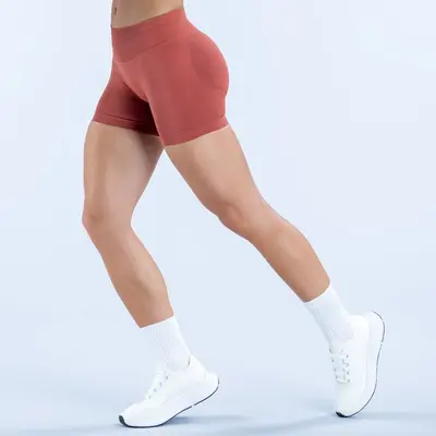 Amazon High Waist Butt Lifting Yoga Shorts Seamless Peach Butt Fitness Pants Sports Outerwear No Awkward Lines Yoga Pants - 10