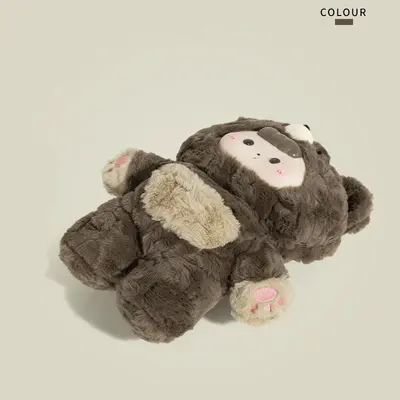 Plush teddy bear backpack, girls gift, small size