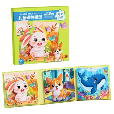 Magnetisches Puzzle 3-6 Jahre Kleinkinder Lernspielzeug