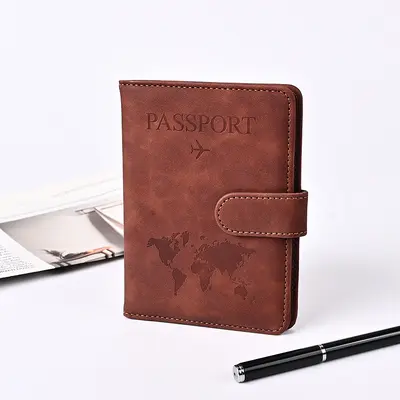 Magnetic passport holder, retro, scratch-resistant - 8