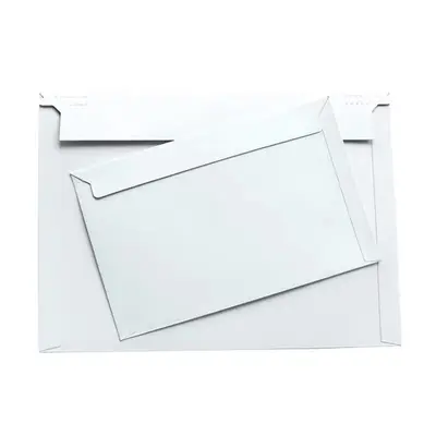 Thick Waterproof Large White Courier Envelope, Blank