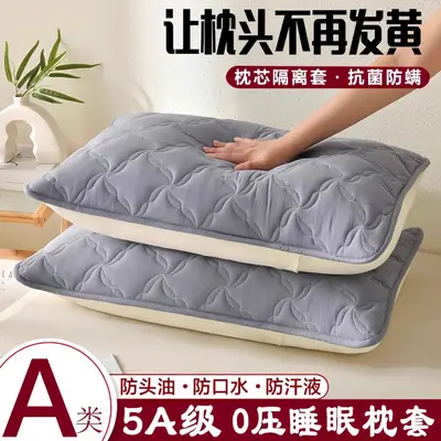 Hotel-Style Pillow Protector, Anti-Sweat Quilted, Set of 2