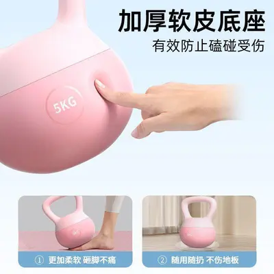 包胶健身哑铃组合套装大学生宿舍健身器材提臀翘臀全身塑形套装