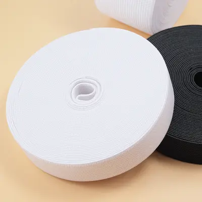 Kalın Geniş Yassı Elastik Lastik Bant, Pantolon Belİ ve Etek İçin - 3